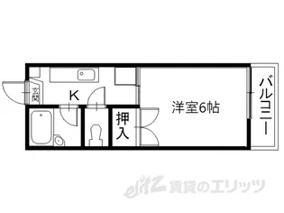 ラ・プラン外町2【1階】の間取り