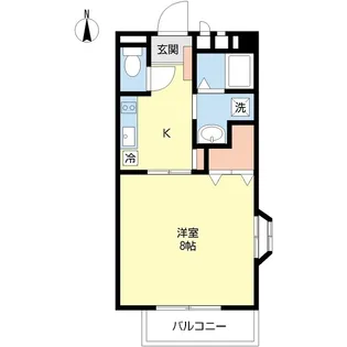 グリーンサイドII【2階】の間取り