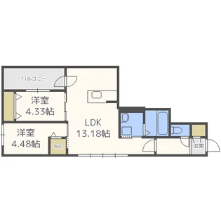 Orangerie612【2階】の間取り