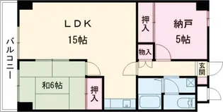 ガーデンハイツ香芝【2階】の間取り