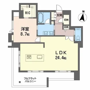 (仮称)ベレオ上杉3丁目【2階】の間取り