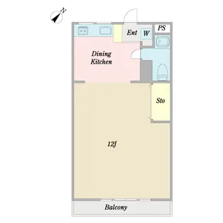 コーポマルヤマ【3階】の間取り