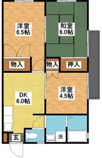 オレンジガーデンI【2階】の間取り