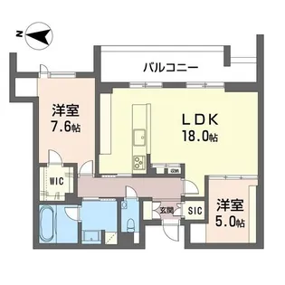 クオリスタ【4階】の間取り