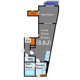 東京都品川区豊町4【アパート】の間取り