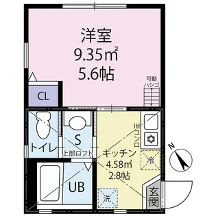 1Kの間取り画像