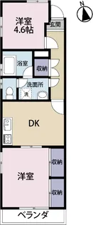 高嶺マンション【2階】の間取り