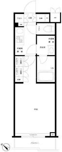 1Kの間取り画像
