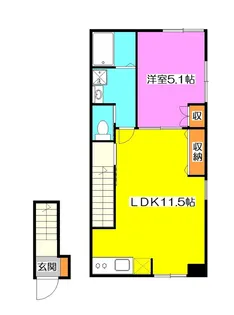 angeli清瀬【2階】の間取り