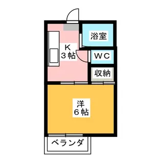メゾン・マルヤ【2階】の間取り