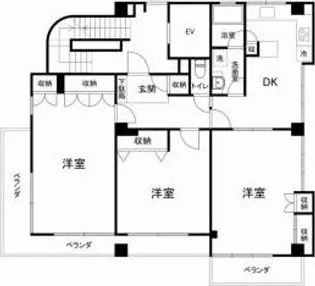 ホーメイレジデンス南馬込II【7階】の間取り