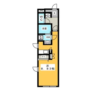 Branche千種【5階】の間取り