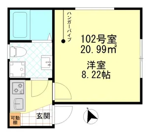 ノーブル四ツ木【1階】の間取り