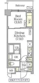 フロントプレイス飯田橋レジデンス【6階】の間取り