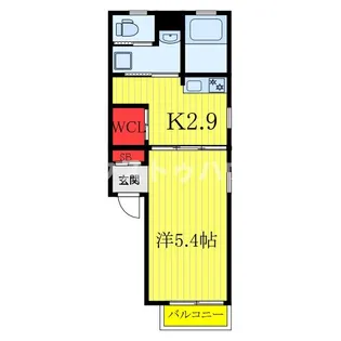 ソルーナ北大塚【1階】の間取り