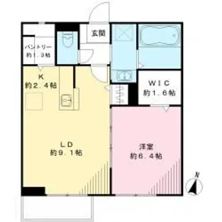 グレイス見川 C【1階】の間取り