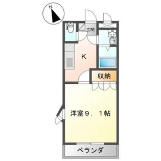 ソレイユ曙【2階】の間取り