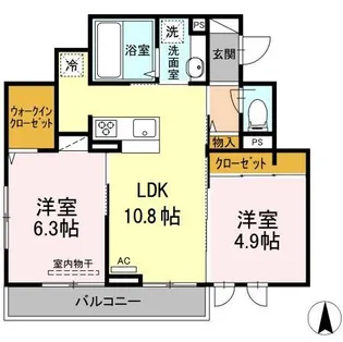 Chloris【3階】の間取り