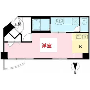 東京都大田区田園調布1【マンション】の間取り
