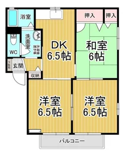 サニーハウスみなみはらA【2階】の間取り