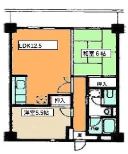 グランデュール峯崎【3階】の間取り