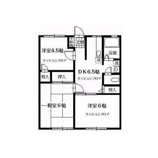 ファミール田倉【2階】の間取り