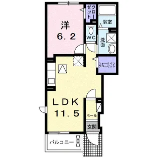 神奈川県小田原市新屋【アパート】の間取り