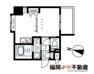ラフォーレ西公園【2階】の間取り