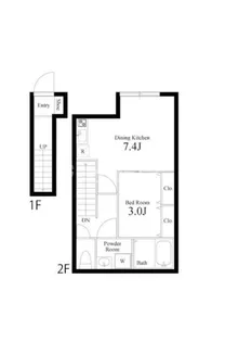 ガレット瑞江【2階】の間取り