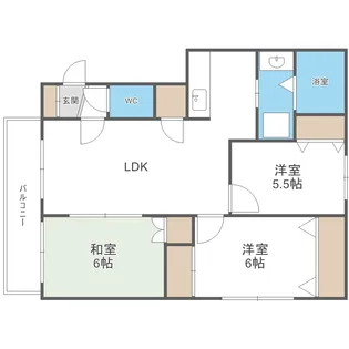 北海道札幌市西区宮の沢一条2【マンション】の間取り