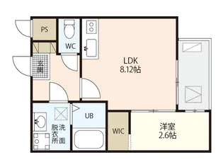 Esperanza青崎【1階】の間取り
