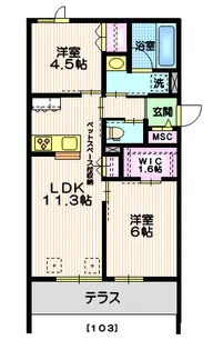 (仮称)大崎4丁目メゾン【1階】の間取り