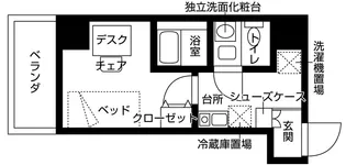 フレンシアエール町田【12階】の間取り