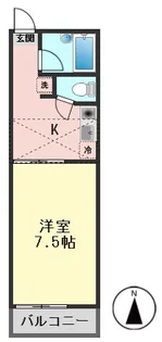 東京都江戸川区篠崎町6【アパート】の間取り