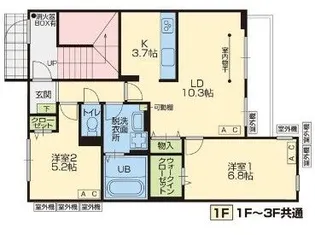 グラッド原木【2階】の間取り