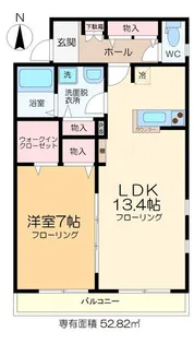 CasaAlberi【3階】の間取り