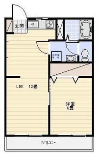 太陽ハイツ【2階】の間取り