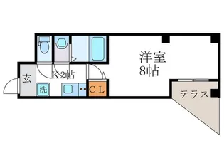 GROOVE京都五番町【1階】の間取り