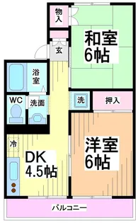 東京都狛江市東和泉2【アパート】の間取り