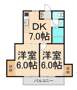 グランドールアイダE棟【1階】の間取り