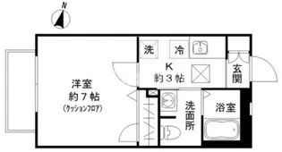 ヒルズコート八雲【1階】の間取り