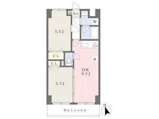 アリオーソフラーゼ【9階】の間取り