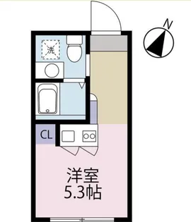 HJ PLACE NISHIHARA【2階】の間取り