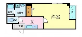 キャッスル大手町【2階】の間取り