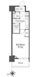 プレサンスブルーム浅草NORTH【7階】の間取り