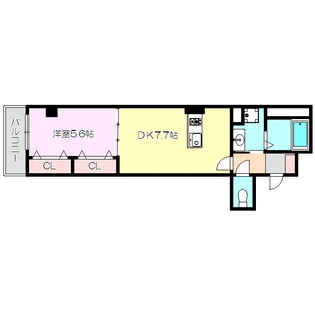 CoLaBo上新庄【2階】の間取り