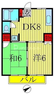 サマックス・セシオン【1階】の間取り