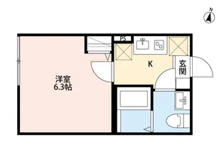 MK五反野【1階】の間取り