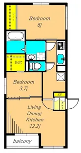 レピドール奥沢【2階】の間取り