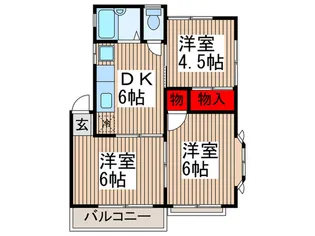 小島アーバンライフ【1階】の間取り